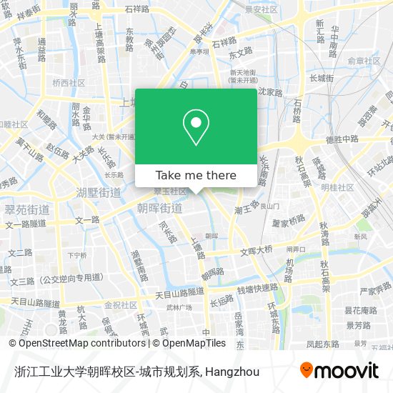 浙江工业大学朝晖校区-城市规划系 map