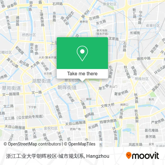 浙江工业大学朝晖校区-城市规划系 map