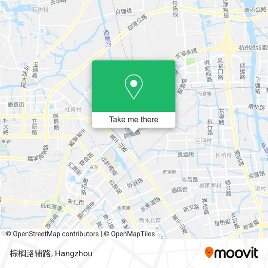 棕榈路辅路 map