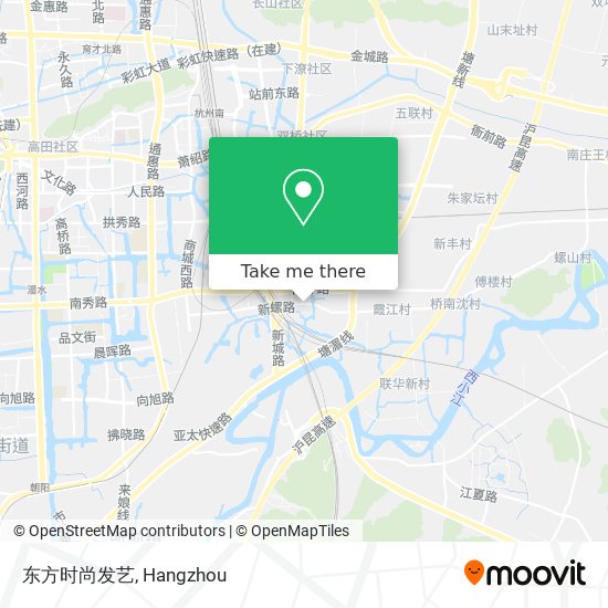 东方时尚发艺 map