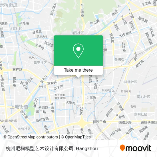 杭州尼柯模型艺术设计有限公司 map