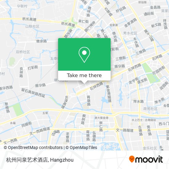 杭州问泉艺术酒店 map