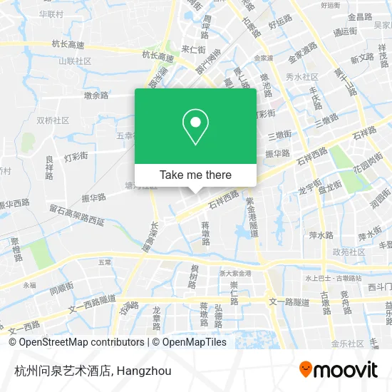 杭州问泉艺术酒店 map