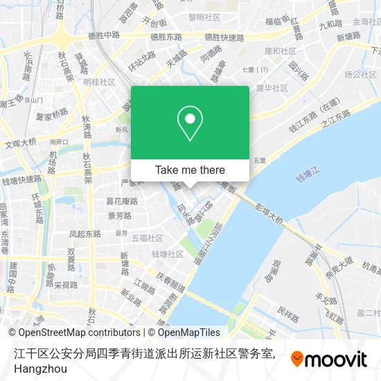 江干区公安分局四季青街道派出所运新社区警务室 map