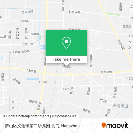 萧山区义蓬镇第二幼儿园-北门 map