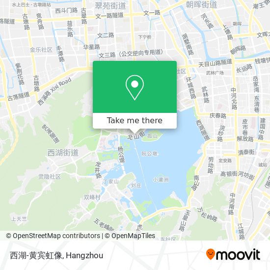 西湖-黄宾虹像 map