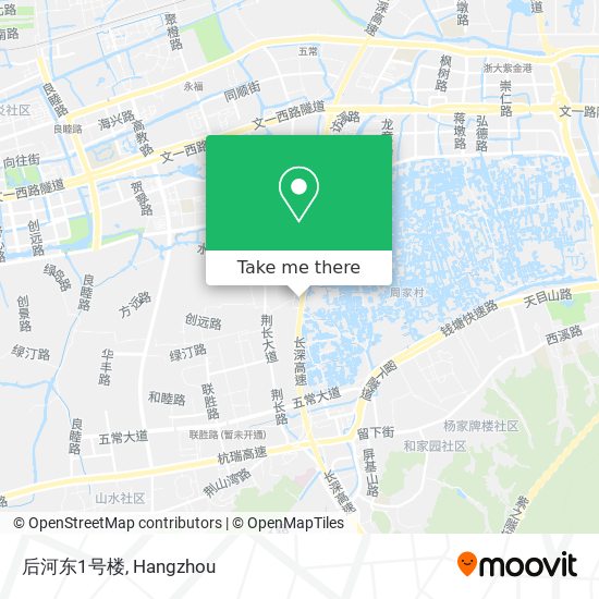 后河东1号楼 map