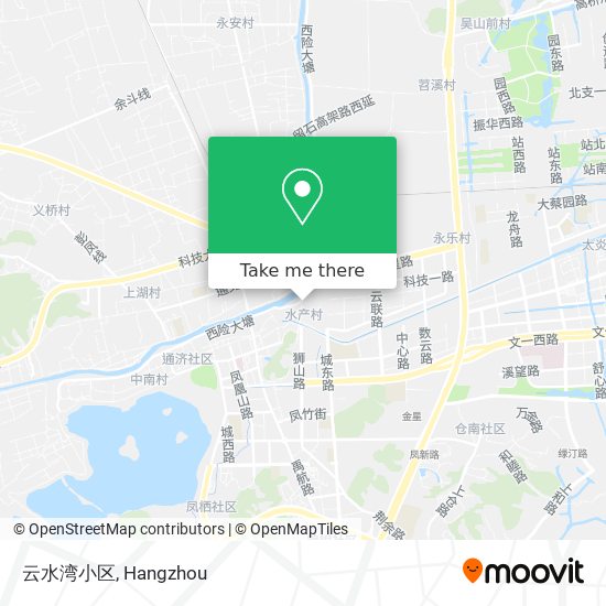 云水湾小区 map