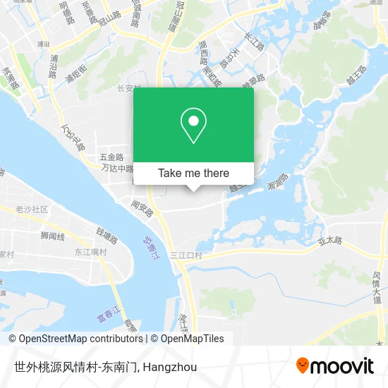 世外桃源风情村-东南门 map