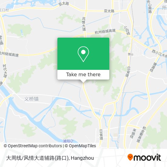 大周线/风情大道辅路(路口) map