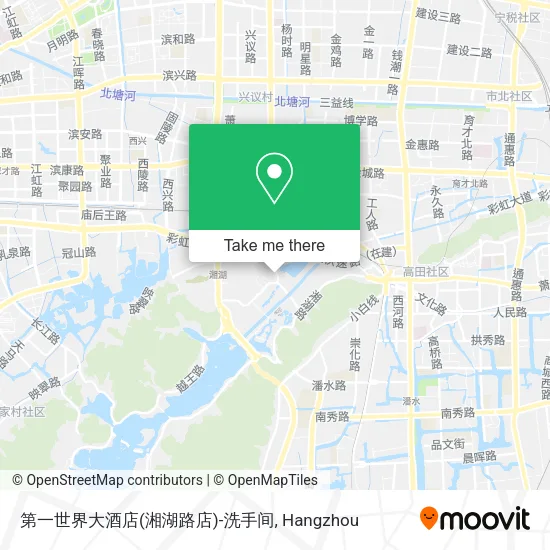 第一世界大酒店(湘湖路店)-洗手间 map
