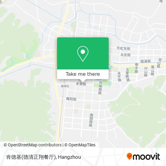 肯德基(德清正翔餐厅) map