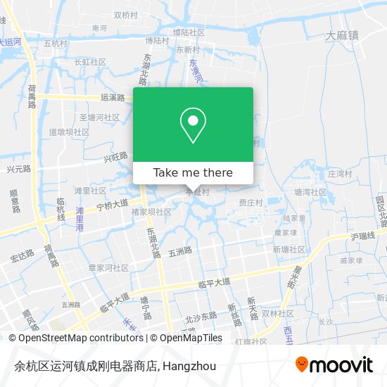 余杭区运河镇成刚电器商店 map
