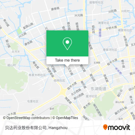 贝达药业股份有限公司 map
