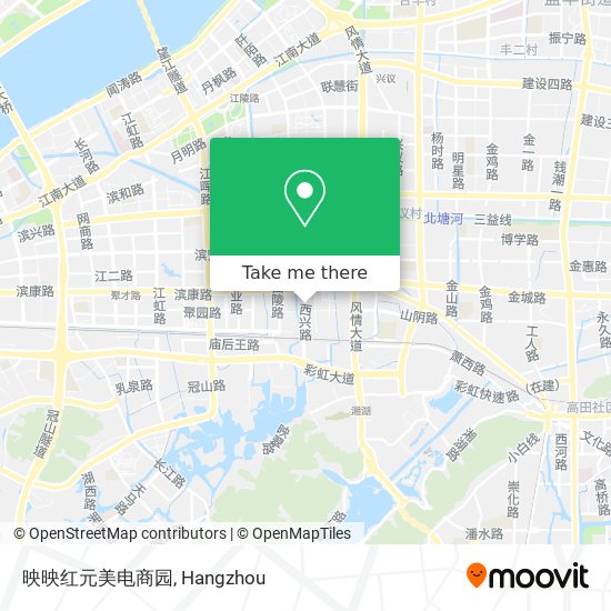 映映红元美电商园 map