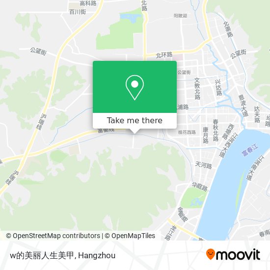 w的美丽人生美甲 map