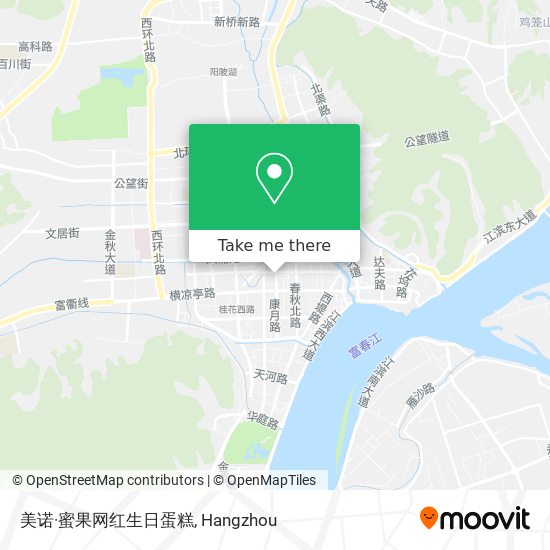 美诺·蜜果网红生日蛋糕 map