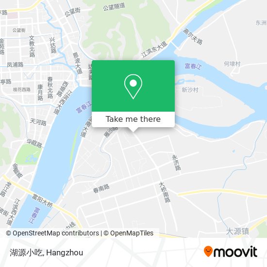 湖源小吃 map