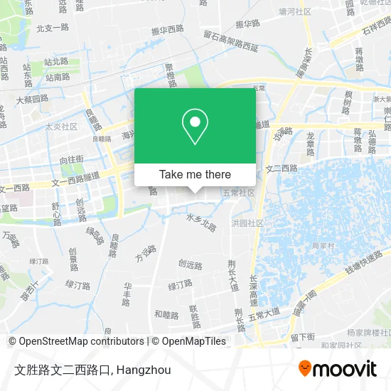 文胜路文二西路口 map