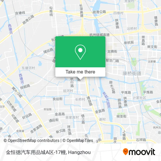 金恒德汽车用品城A区-17幢 map