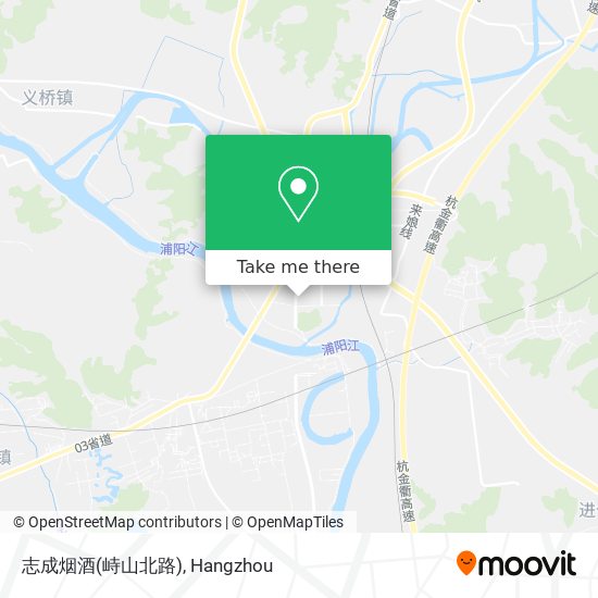 志成烟酒(峙山北路) map
