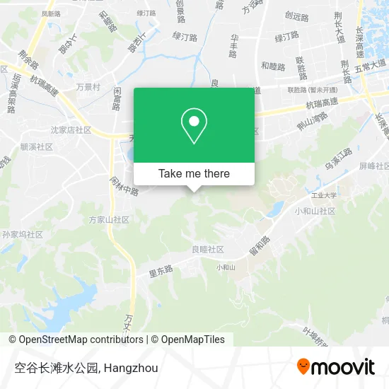 空谷长滩水公园 map