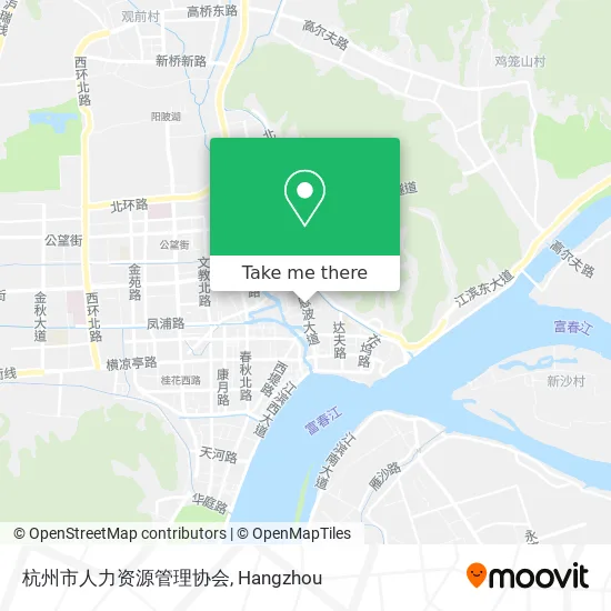 杭州市人力资源管理协会 map
