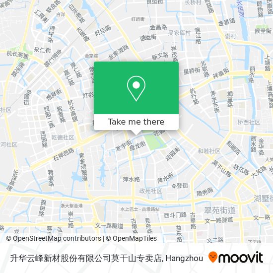 升华云峰新材股份有限公司莫干山专卖店 map