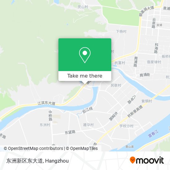 东洲新区东大道 map