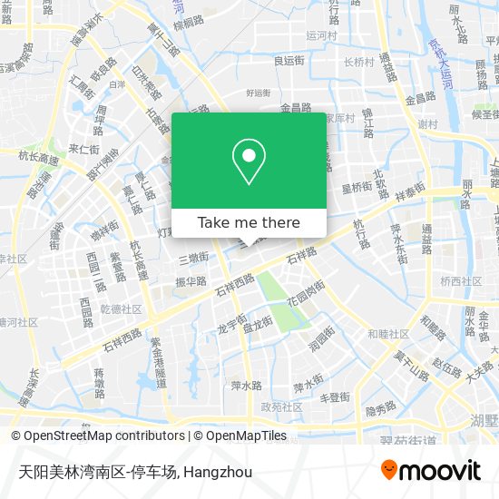 天阳美林湾南区-停车场 map