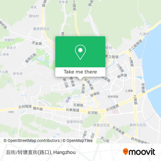 后街/转塘直街(路口) map