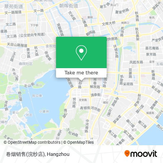 卷烟销售(浣纱店) map