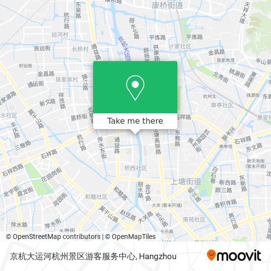 京杭大运河杭州景区游客服务中心 map