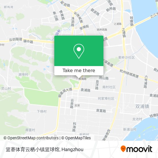 篮赛体育云栖小镇篮球馆 map
