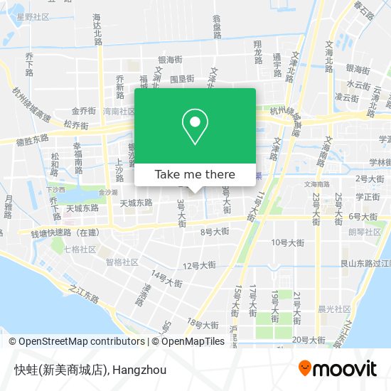 快蛙(新美商城店) map