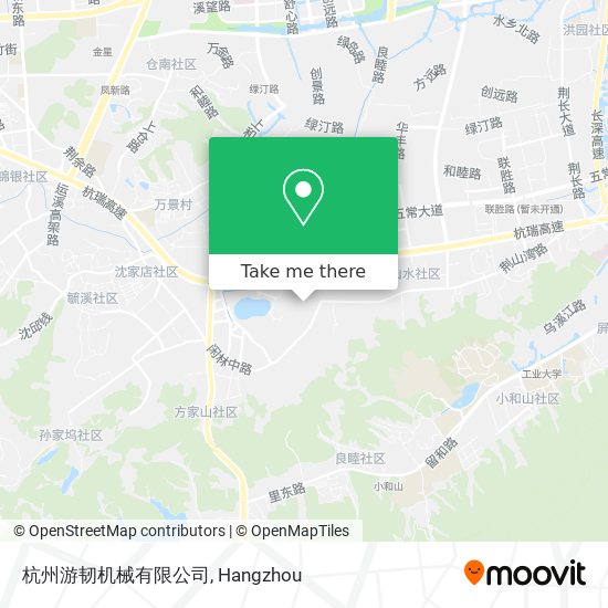 杭州游韧机械有限公司 map