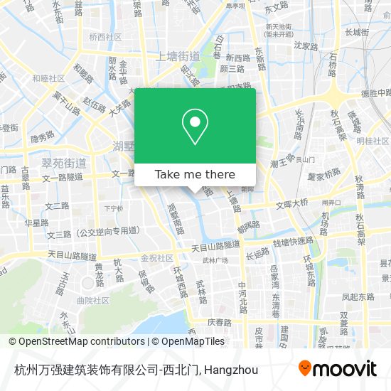 杭州万强建筑装饰有限公司-西北门 map