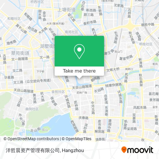洋哲晨资产管理有限公司 map