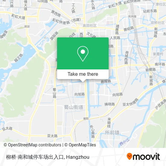 柳桥·南和城停车场出入口 map