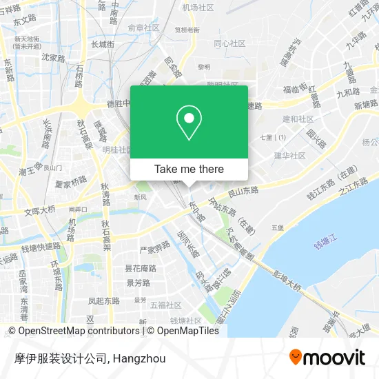 摩伊服装设计公司 map