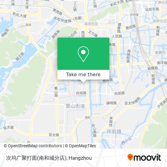 次坞广聚打面(南和城分店) map