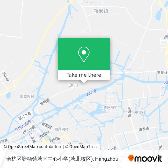 余杭区塘栖镇塘南中心小学(塘北校区) map