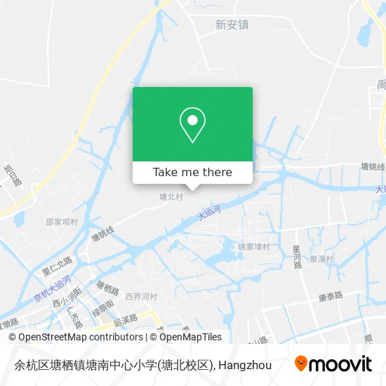 余杭区塘栖镇塘南中心小学(塘北校区) map