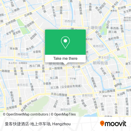 曼客快捷酒店-地上停车场 map