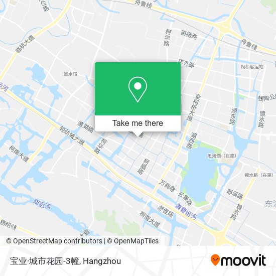 宝业·城市花园-3幢 map