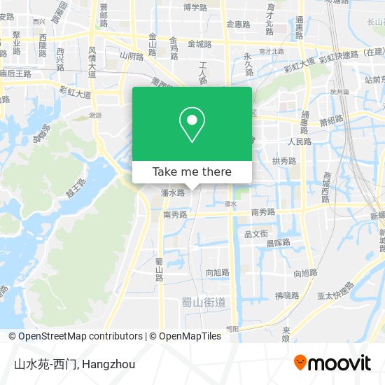 山水苑-西门 map