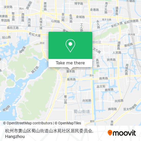 杭州市萧山区蜀山街道山水苑社区居民委员会 map