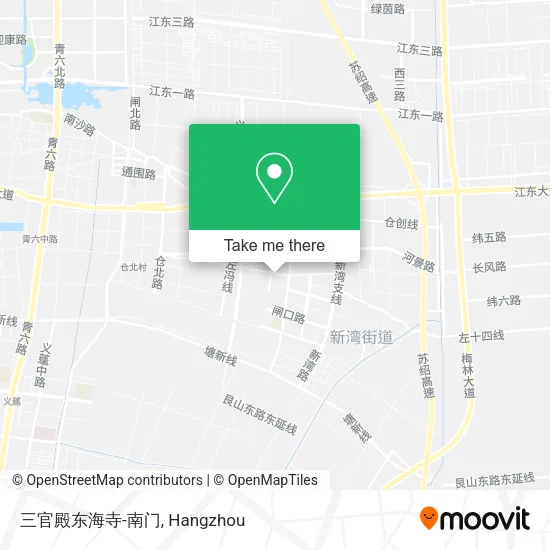 三官殿东海寺-南门 map