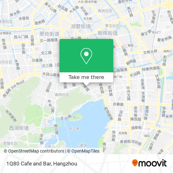 1Q80 Cafe and Bar map