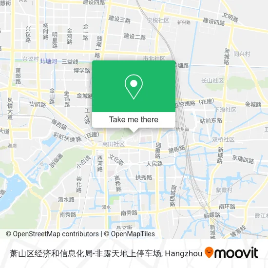 萧山区经济和信息化局-非露天地上停车场 map